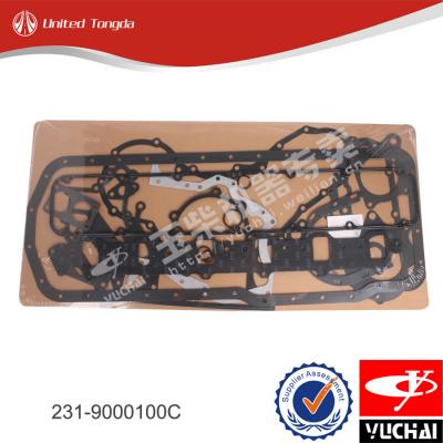 yuchai YC6G overhaul gasket kit 231-9000100C