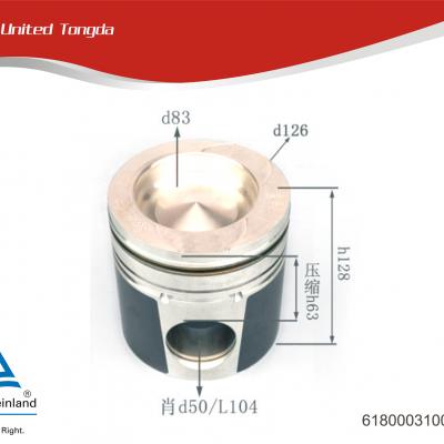 Weichai Piston 61800031001