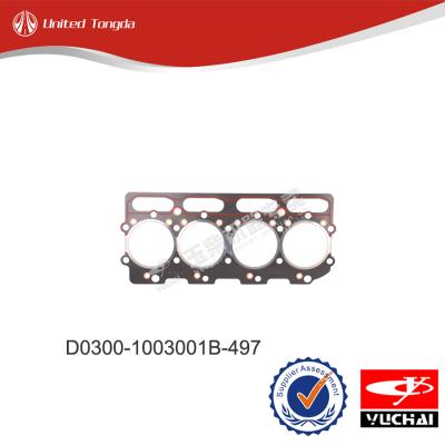 Yuchai cylinder head gasket D0300-1003001B-497
